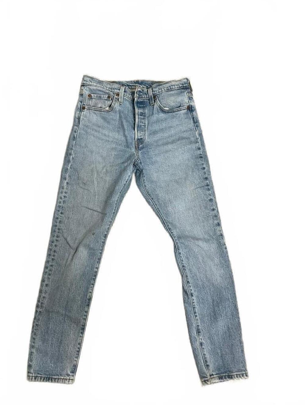 Levi's 501 jeans premium denim light wash button fly 28x28